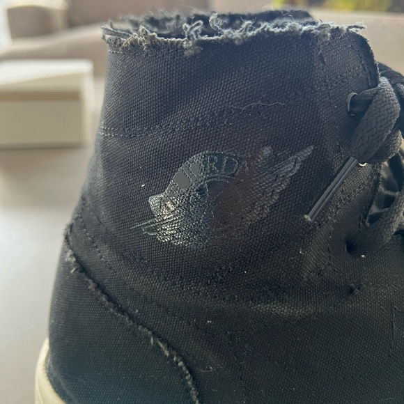 Nike Air Jordan 1 Retro Deconstructed Black Men Size 14 - Picture 3 of 6